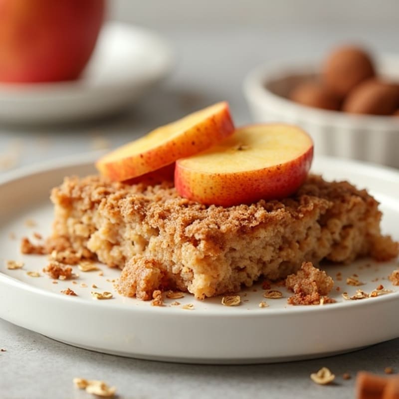 Fresh Baked Cinnamon Apple Protein Bake