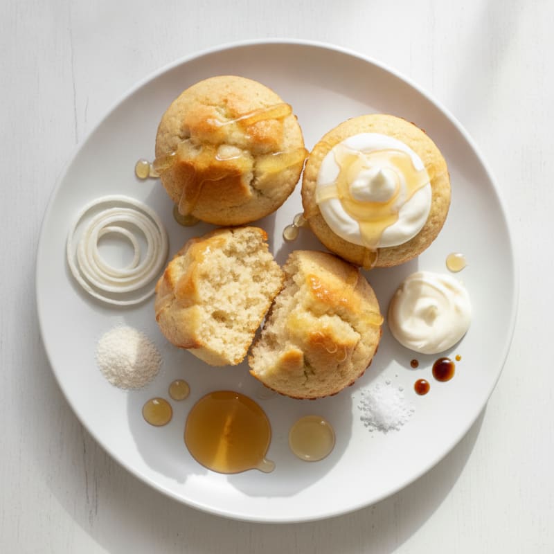 Honey-Kissed Vanilla Cupcakes