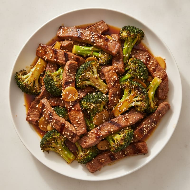 Sesame Beef and Broccoli Stir-Fry