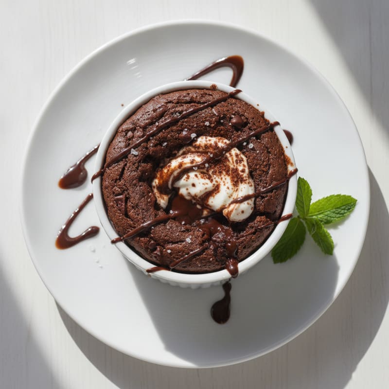 Decadent Chocolate Protein Mug Cake