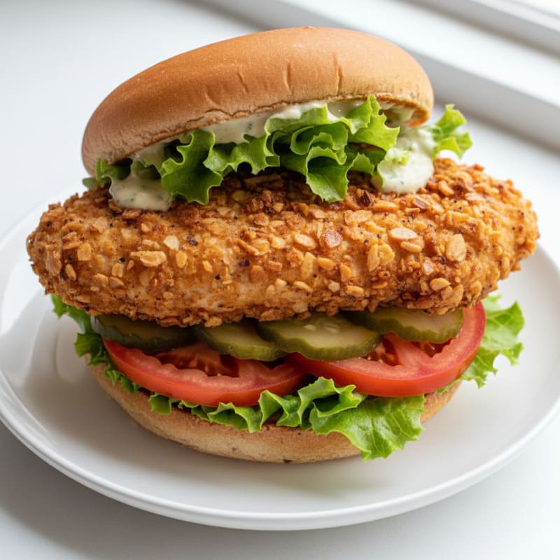 Crispy Buttermilk Fried Chicken Sandwich