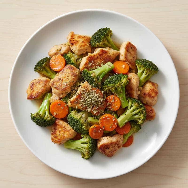 Lemon Herb Chicken Stir-Fry with Broccoli