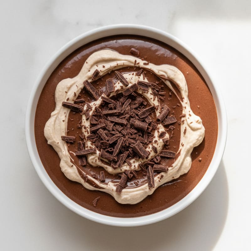 Silky Chocolate Protein Pudding with Greek Yogurt