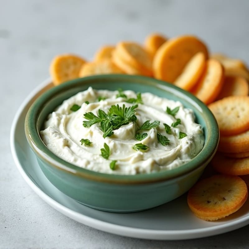 Lightened-Up Creamy Spinach Artichoke Dip