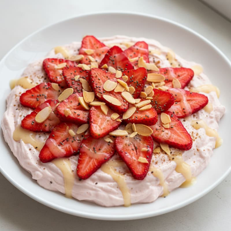 Creamy Strawberry Yogurt Cottage Delight