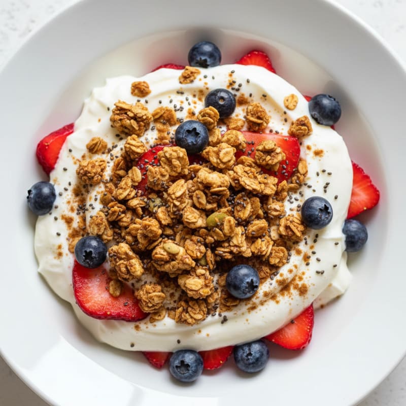 Berry Yogurt Parfait with Granola