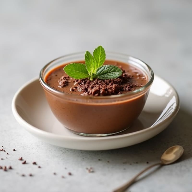 Silky Chocolate Protein Pudding