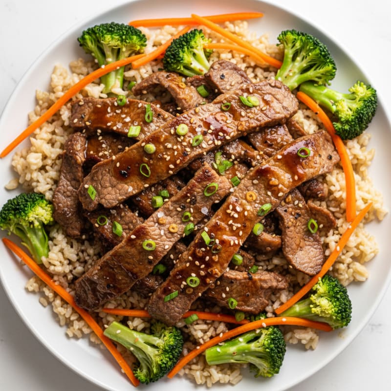 Tender Sesame-Ginger Beef Bulgogi