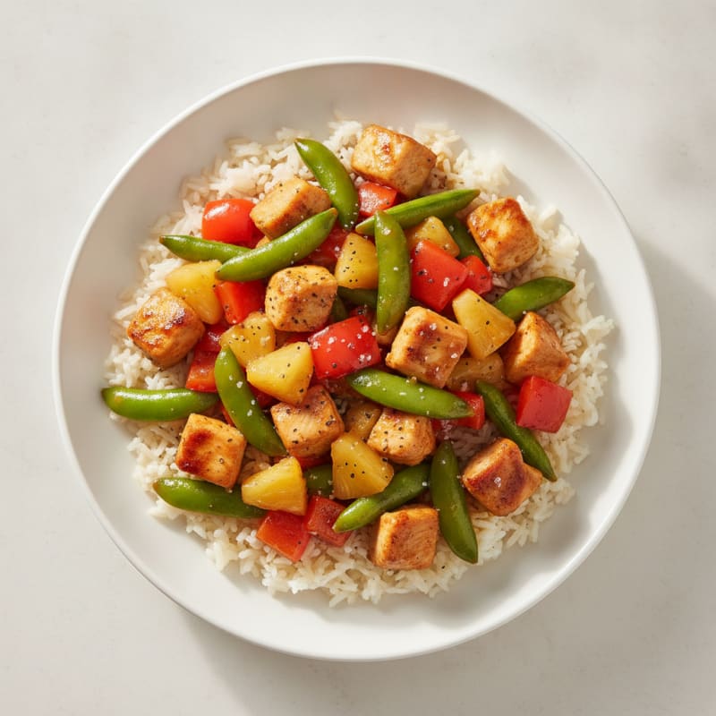 Sweet and Sour Chicken Stir-Fry