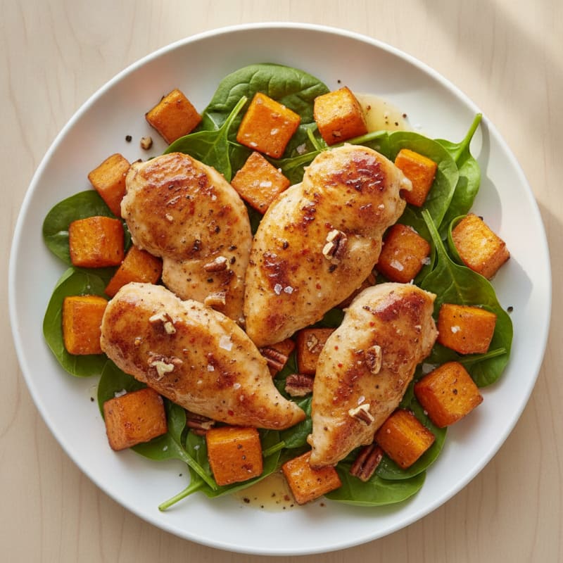 Roasted Sweet Potato with Honey Glaze