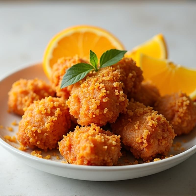 Crispy Air-Fried Orange Chicken