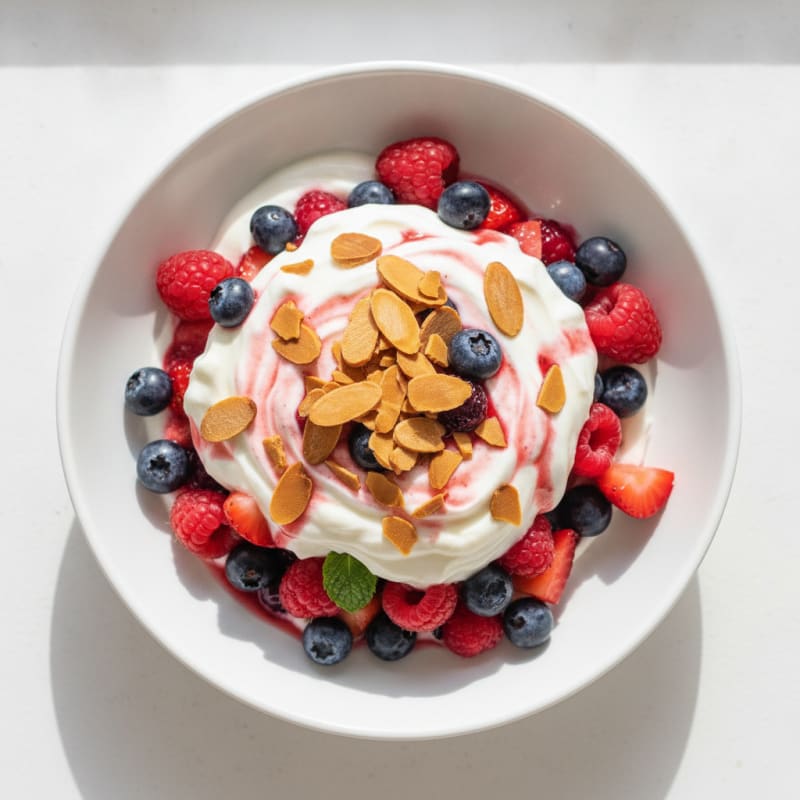 Creamy Greek Yogurt Protein Parfait with Berries