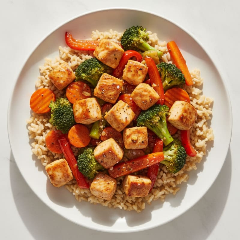 Teriyaki Chicken Stir-Fry with Vegetables