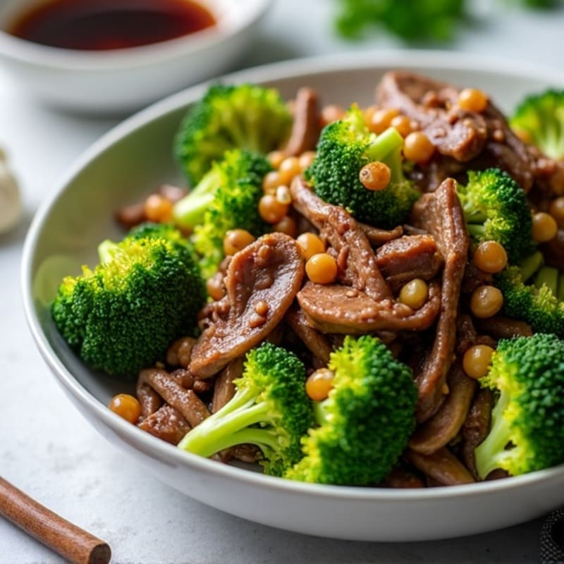 Ginger-Garlic Beef and Broccoli Stir-Fry