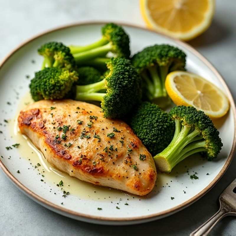 Sheet Pan Lemon Herb Chicken and Crispy Roasted Broccoli