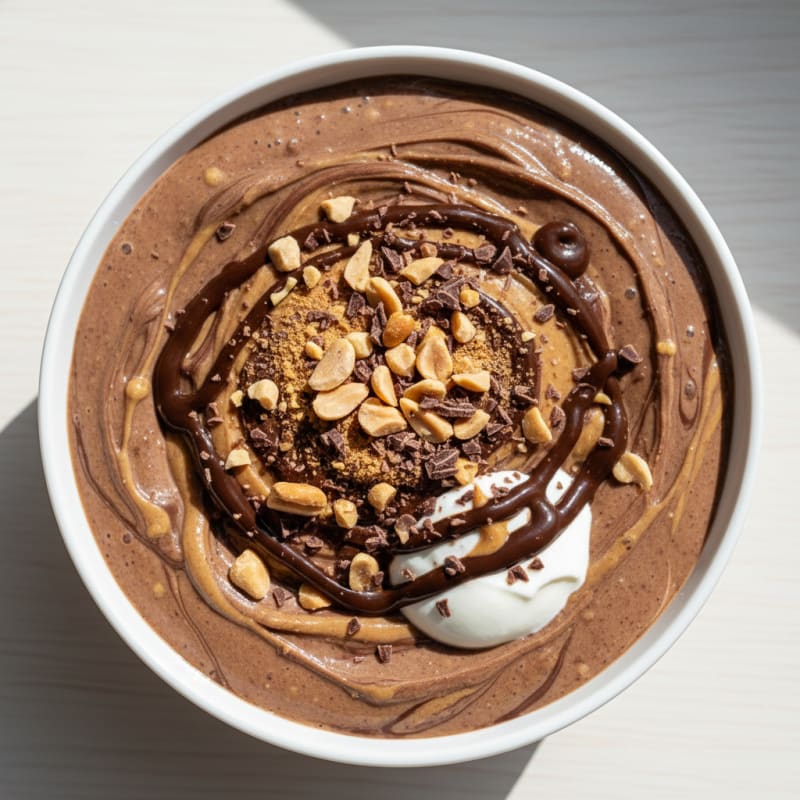 Chocolate Peanut Butter Protein Milkshake