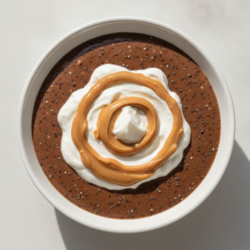 Chocolate Protein Pudding with Greek Yogurt