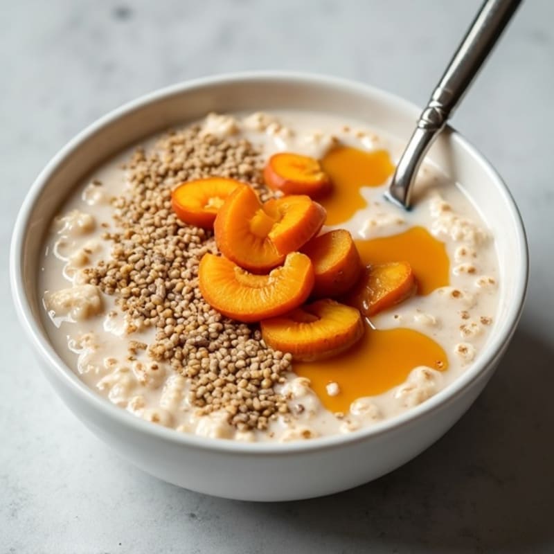 Vanilla-Maple Protein Overnight Oats