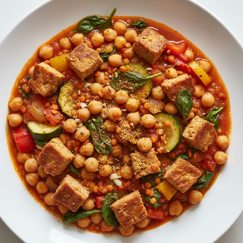 Hearty Chickpea and Vegetable Tagine