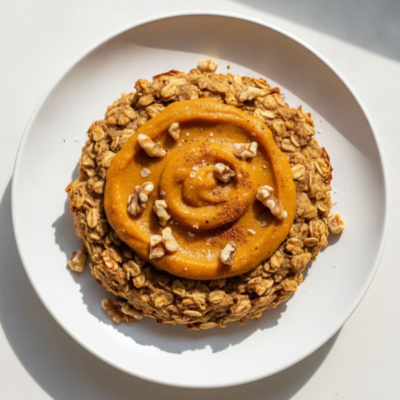 Pumpkin Spice Baked Oats