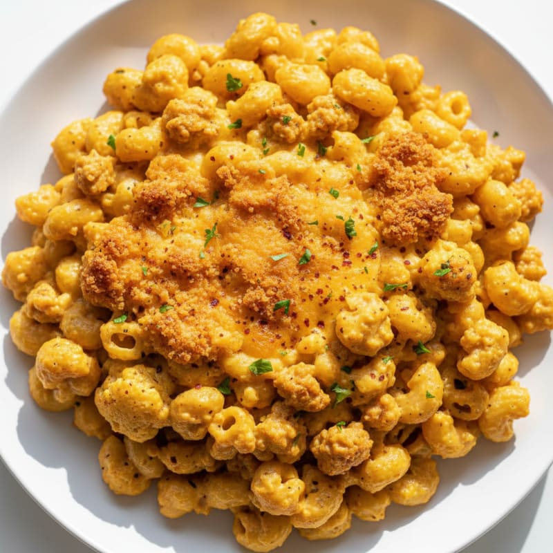 Creamy Golden Baked Macaroni and Cheese