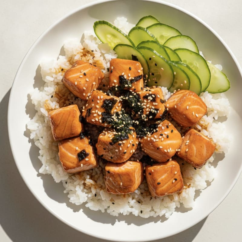 Salmon Sushi Rice Bowl