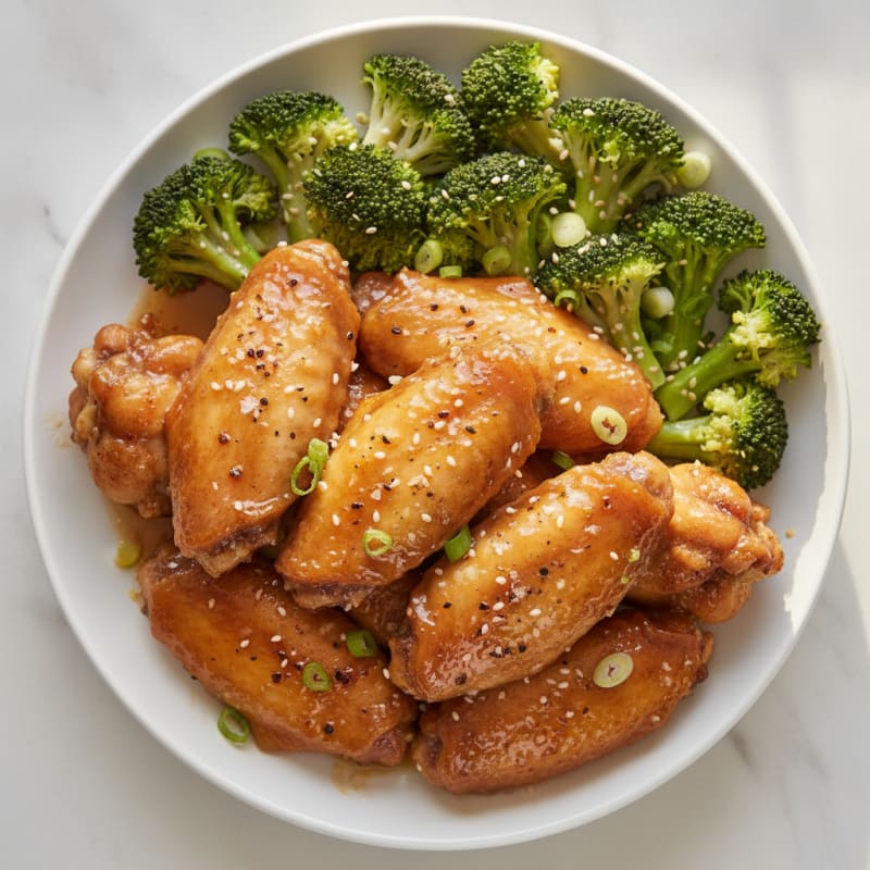 Baked Honey-Garlic Chicken Wings