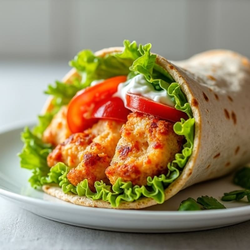 Fresh Buffalo Chicken Wraps