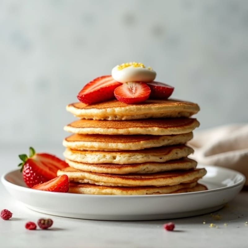 Fluffy Greek Yogurt Protein Pancakes