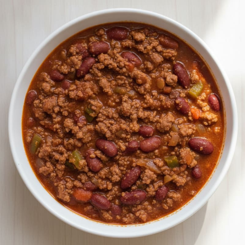 Hearty Slow Cooker Beef Chili