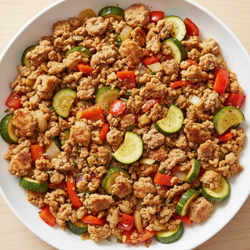 Savory Turkey and Vegetable Skillet