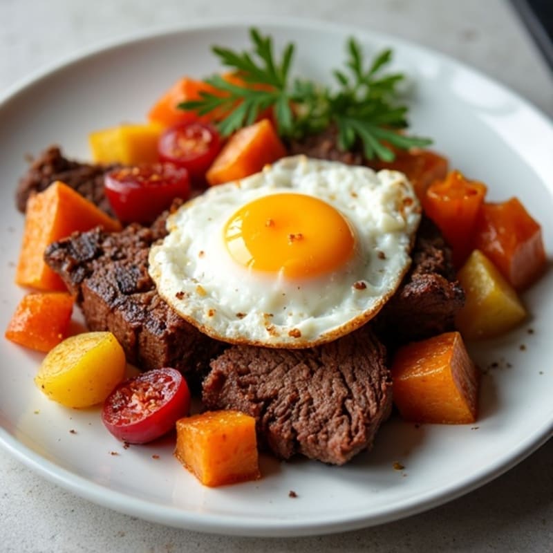 Tender Smoky Brisket with Roasted Root Vegetables