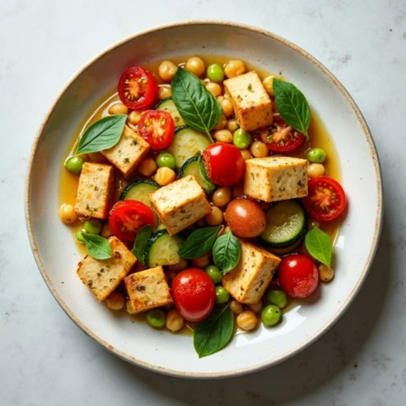 Silky Braised Summer Vegetables with Fresh Herbs
