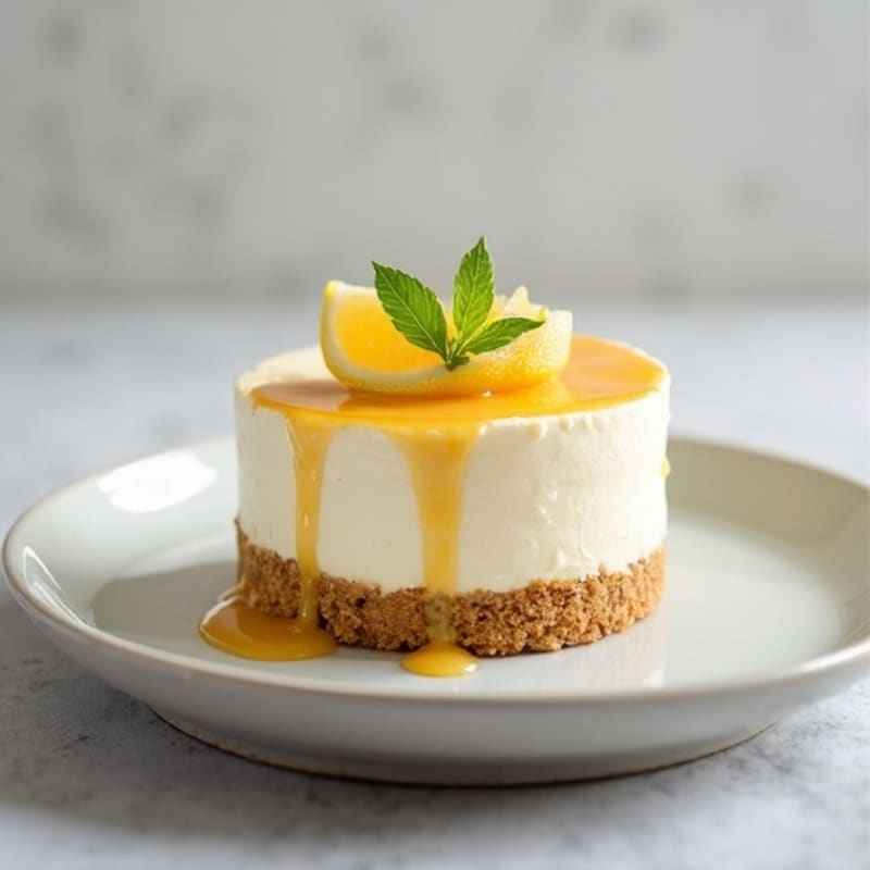 Creamy Greek Yogurt Protein Cheesecake