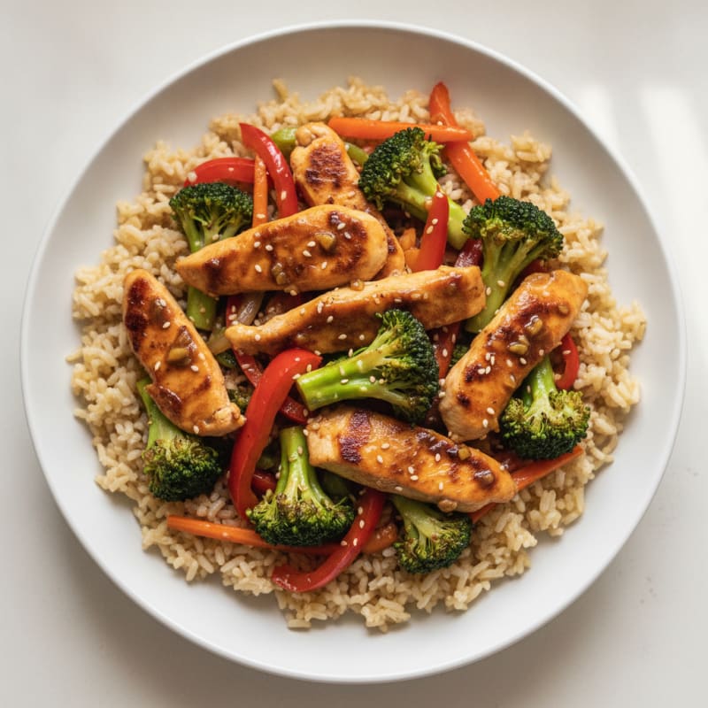 Teriyaki Chicken and Broccoli Stir-Fry