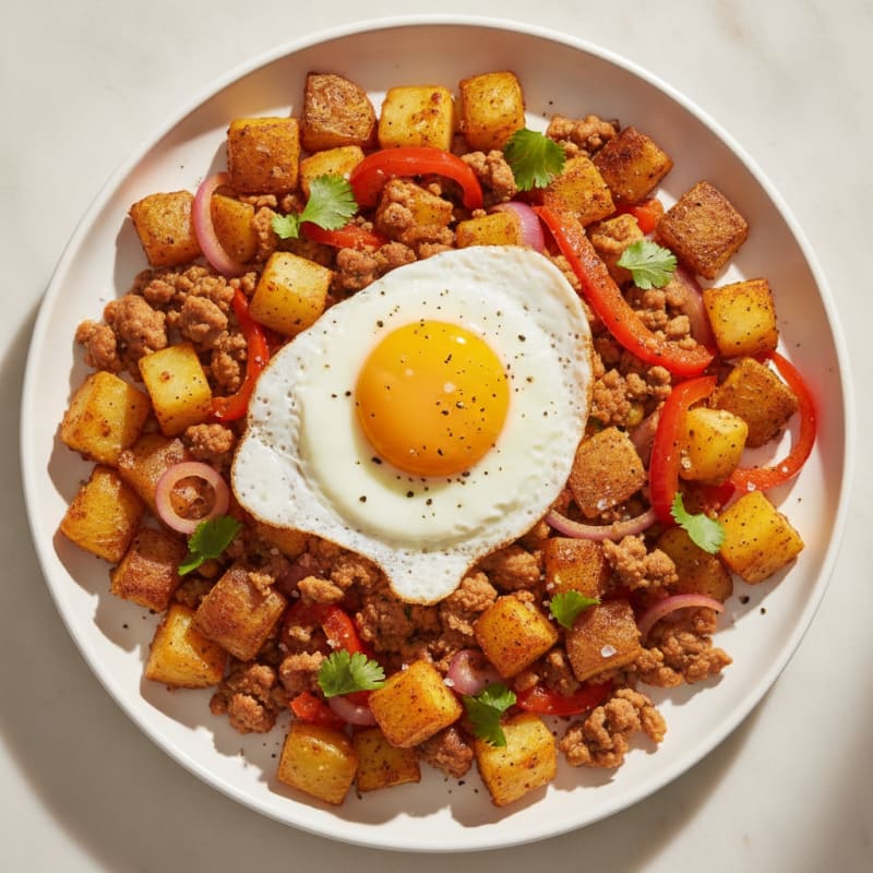 Spicy Chorizo and Potato Hash