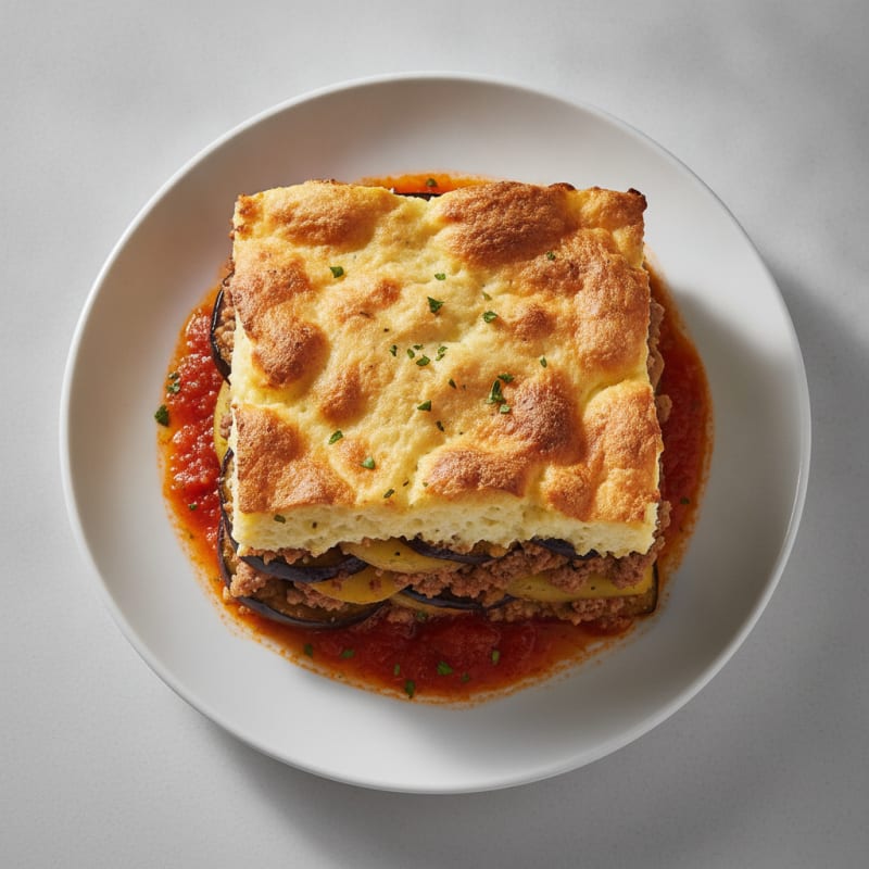 Classic Greek Lamb Moussaka