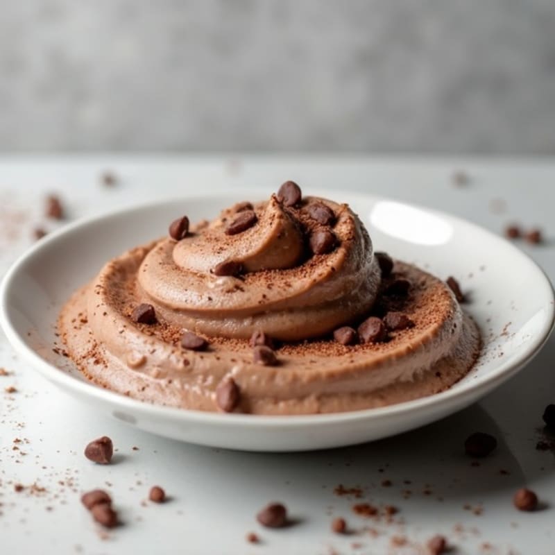 Silky Chocolate Protein Rice Pudding