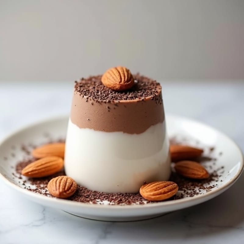 Greek Yogurt Protein Mousse with Cocoa and Chia
