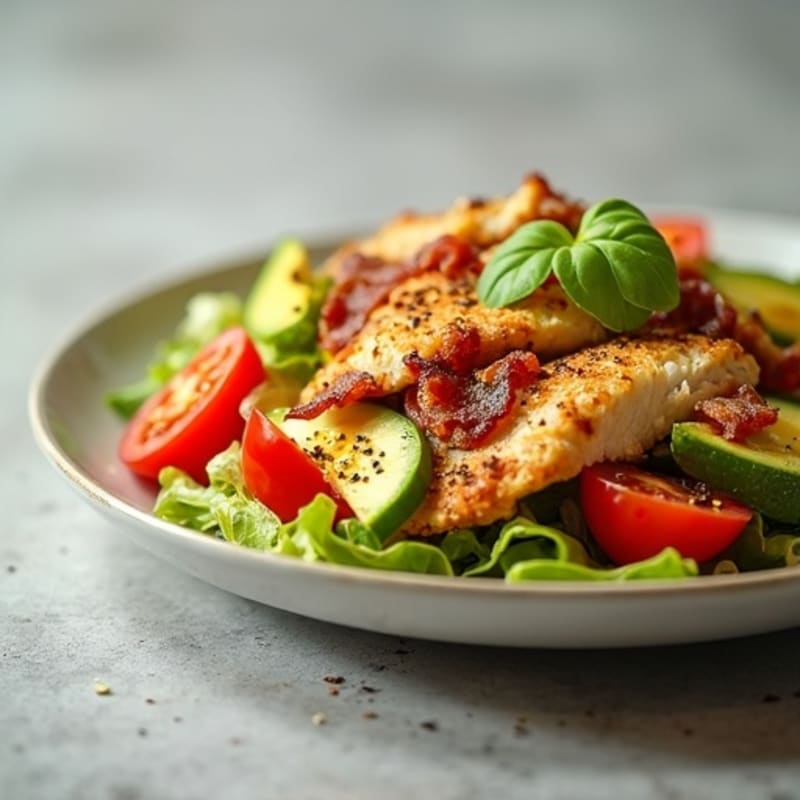 Crispy Chicken BLT Salad