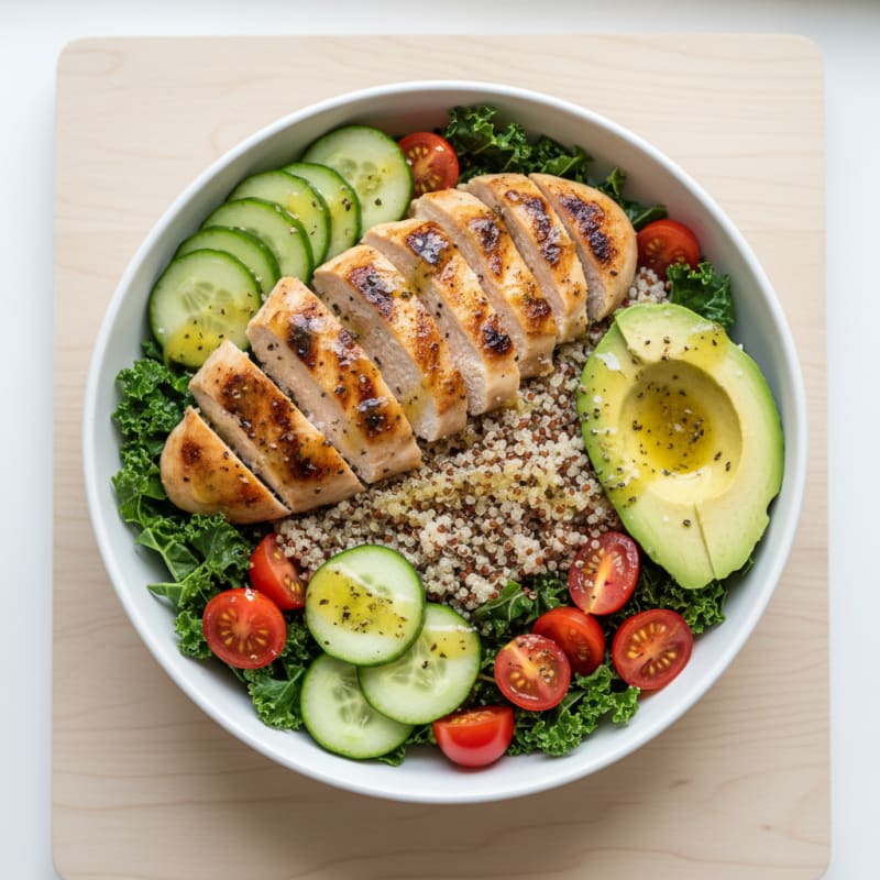Grilled Chicken and Quinoa Power Bowl