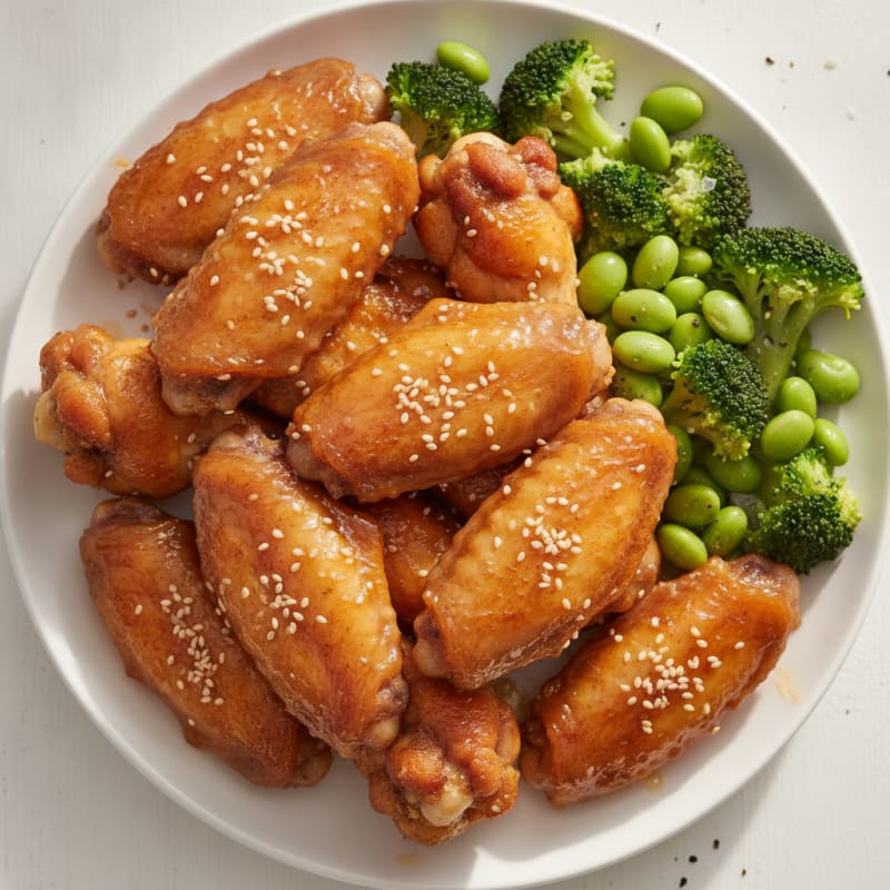Honey-Garlic Glazed Chicken Wings