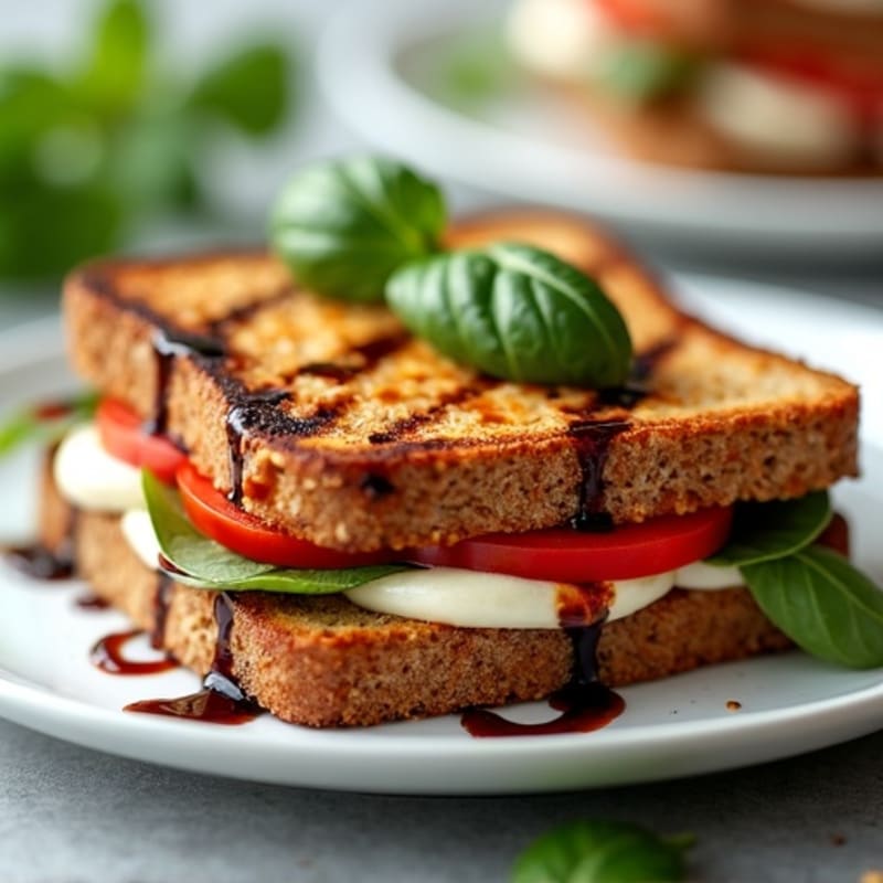 Grilled Chicken Caprese Melts