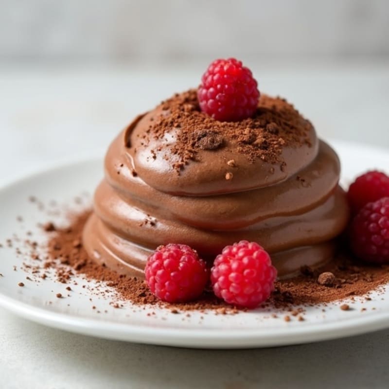 Chocolate Protein Mousse with Greek Yogurt
