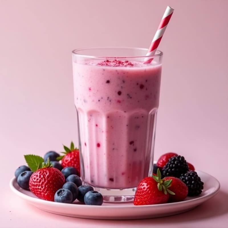 Creamy Berry Protein Smoothie