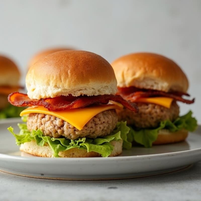 Crispy Bacon-Wrapped Jalapeño Turkey Sliders
