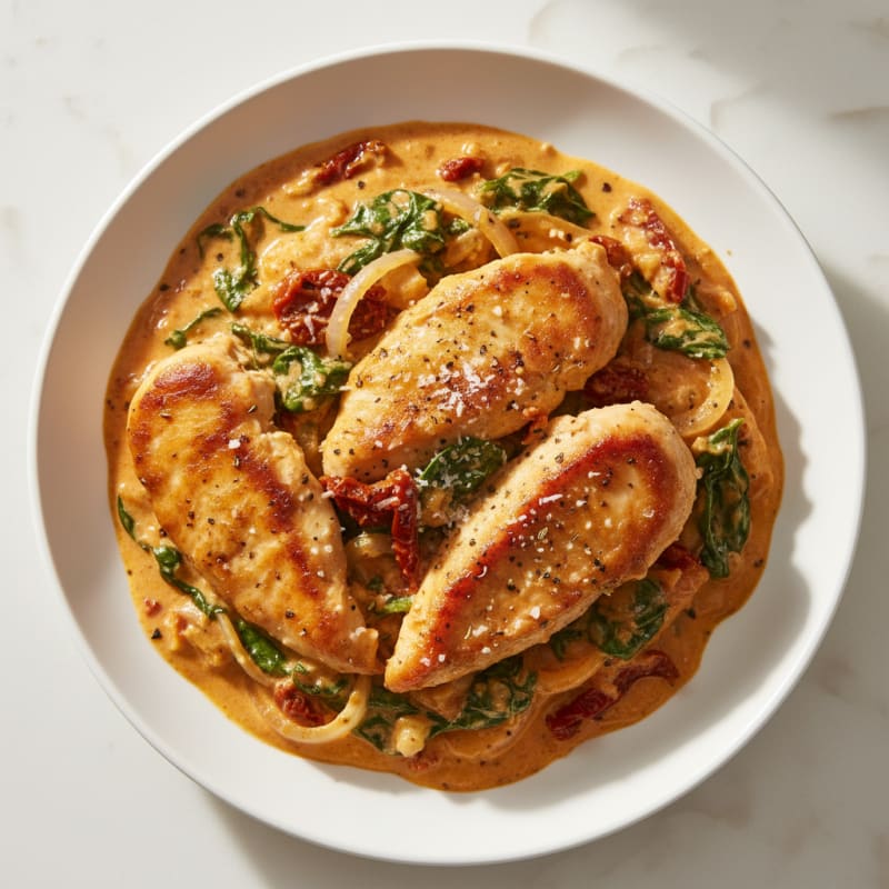 Creamy Tuscan Chicken Skillet