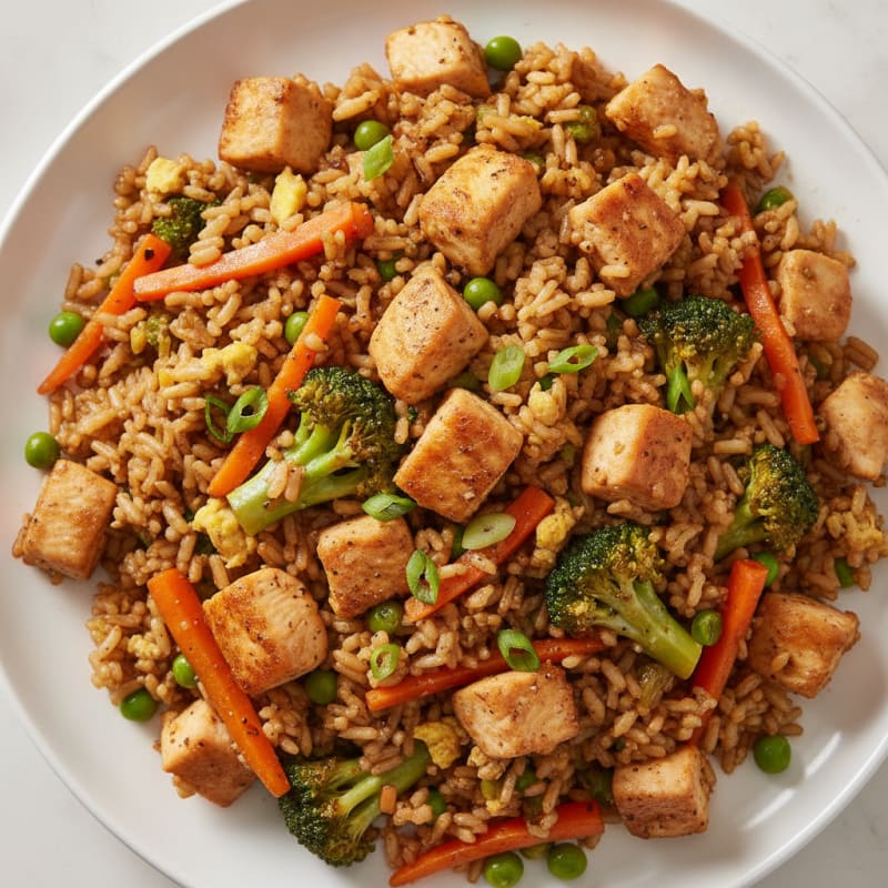 Chicken and Vegetable Fried Rice