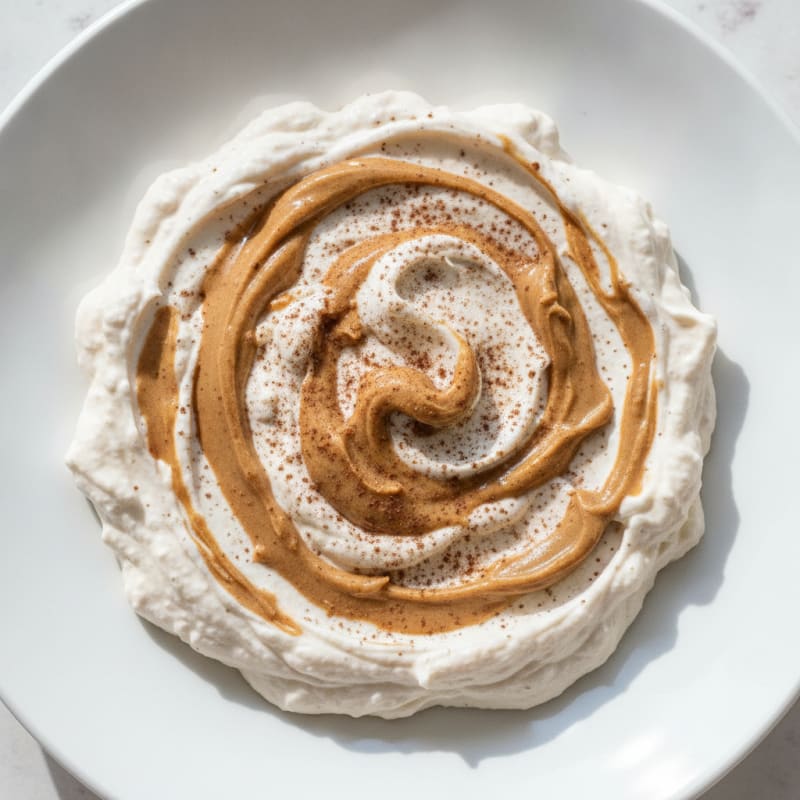 Silky Greek Yogurt Protein Mousse with Almond Butter