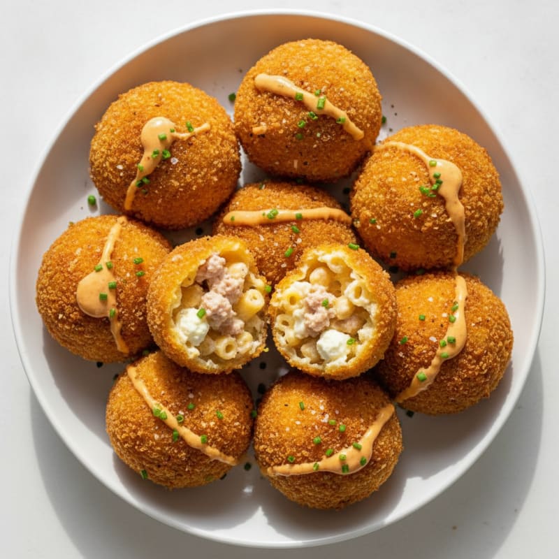 Deep-Fried Mac & Cheese Balls